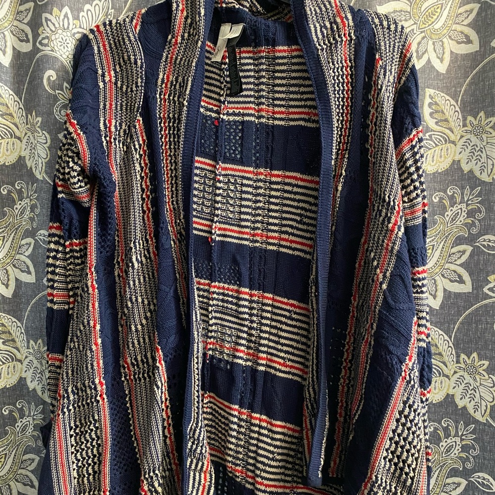 Knitted sweater cardigan